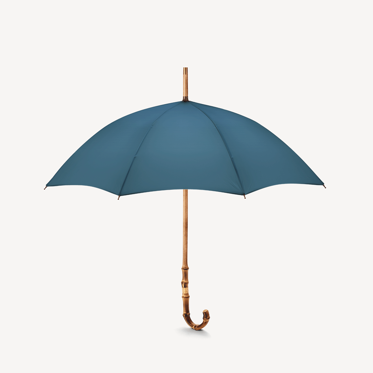Singin' in the Rain Whangee Umbrella for Women - French Navy - Swaine