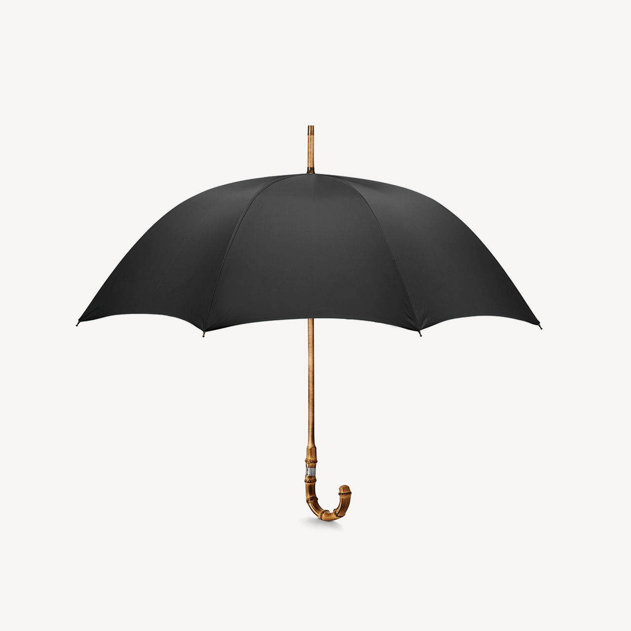 Singin' in the Rain Whangee Umbrella for Men - Black - Swaine