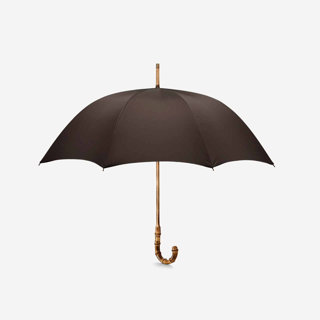 Singin' in the Rain Whangee Umbrella for Men - Brown - Swaine