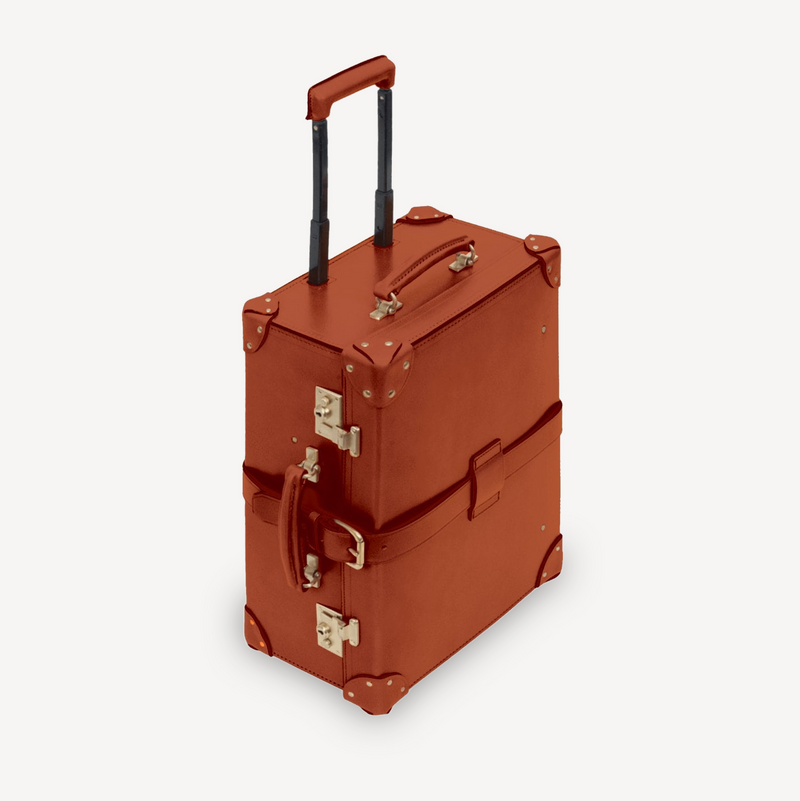 The Chesterford Leather Suitcase - Chestnut