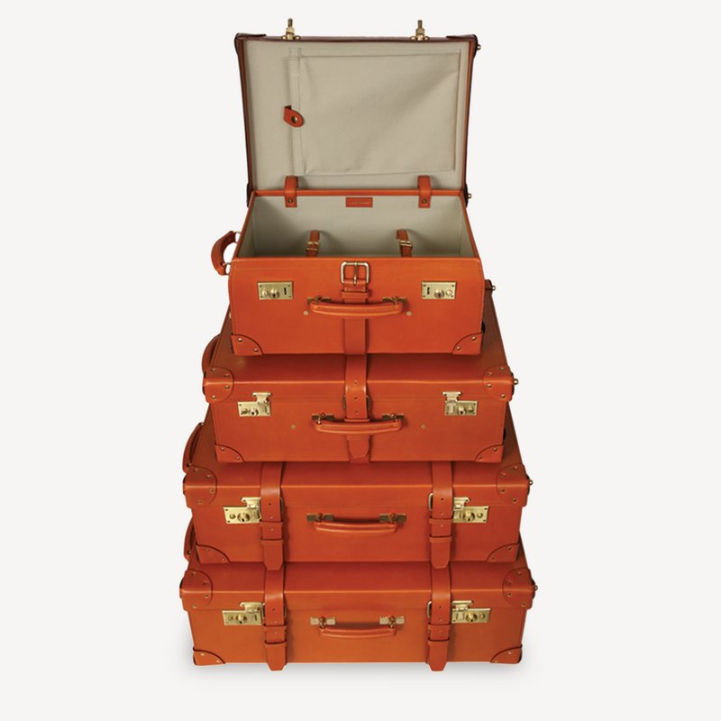 The Chesterford Leather Suitcase - Black