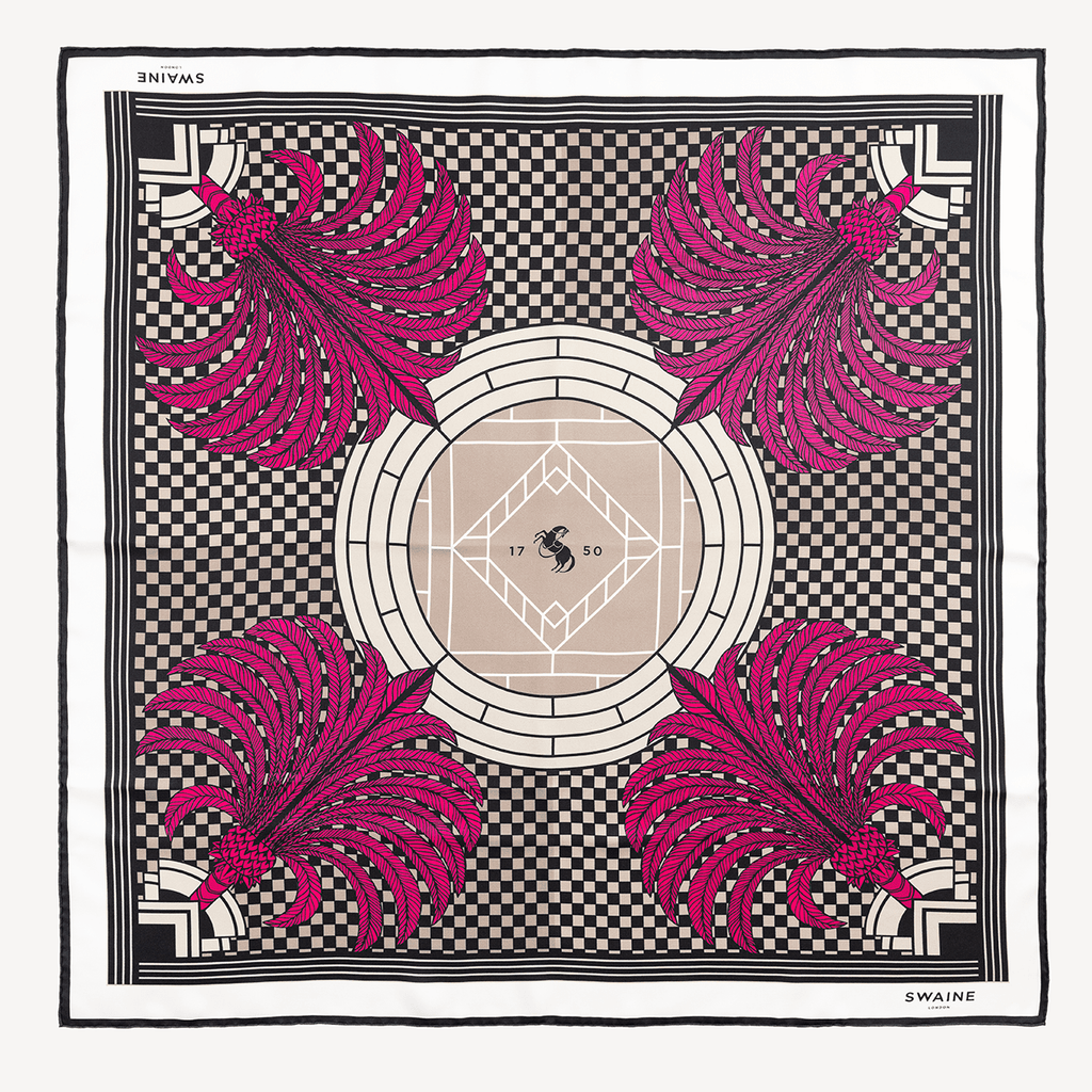 Silk Palm Tree Scarf